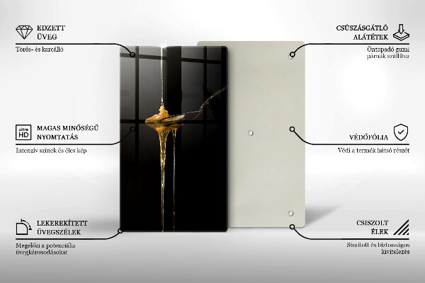 Protection plaque induction Une cuillère à café de miel