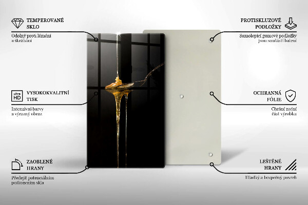 Protection plaque induction Une cuillère à café de miel