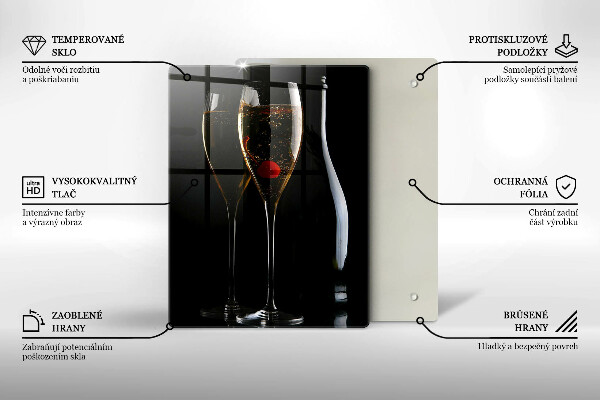 Protection plaque induction Verres de champagne