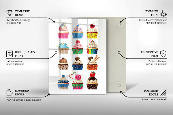 Protection plaque induction Illustration de petit gâteau