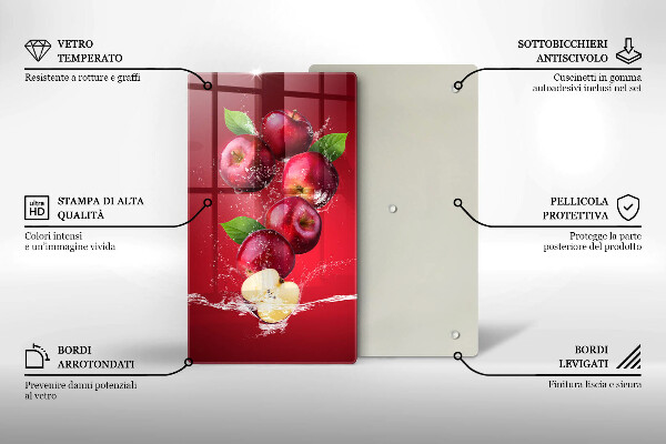 Protection plaque induction Pommes juteuses dans l'eau