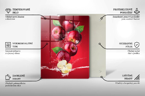 Protection plaque induction Pommes juteuses dans l'eau