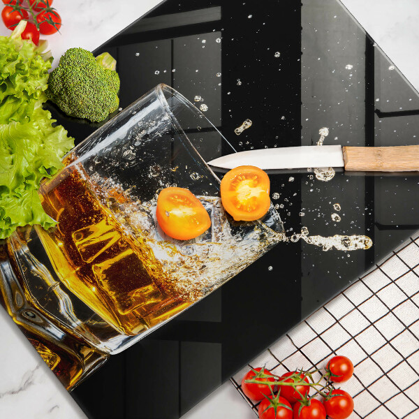 Protection plaque induction Un verre de whisky