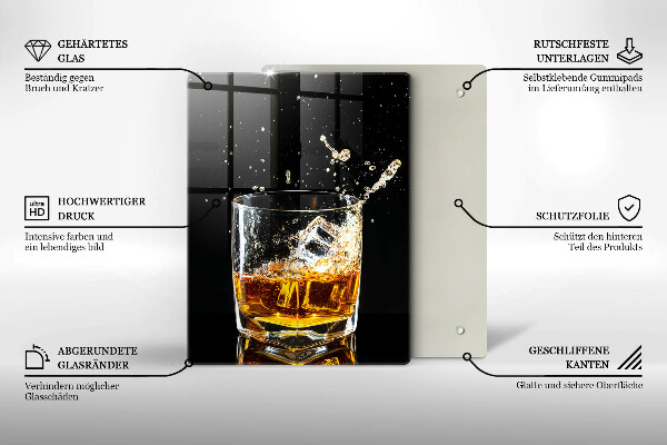 Protection plaque induction Un verre de whisky