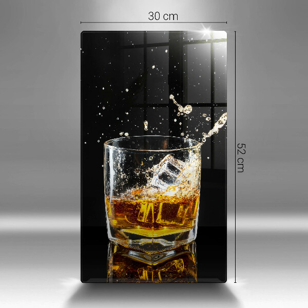 Protection plaque induction Un verre de whisky