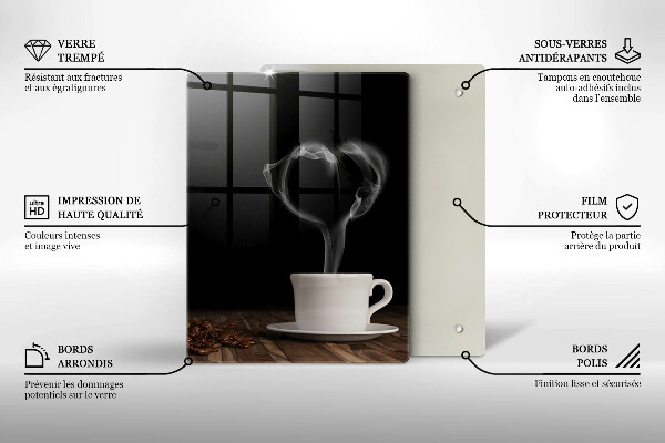 Protection plaque induction Coeur de tasse à café