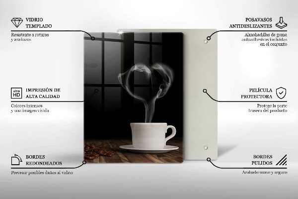 Protection plaque induction Coeur de tasse à café