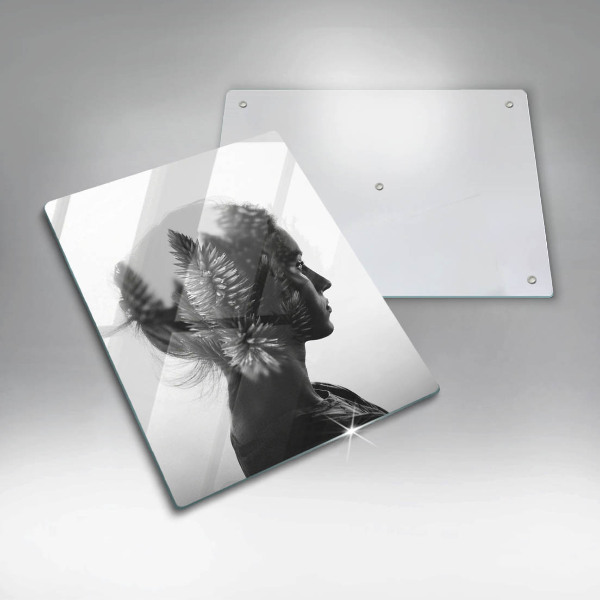 Protection plaque induction Femme et forêt