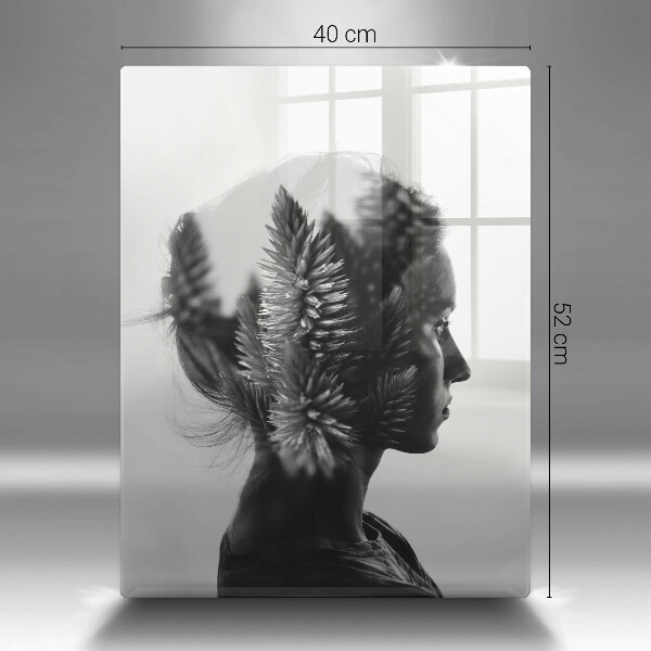 Protection plaque induction Femme et forêt