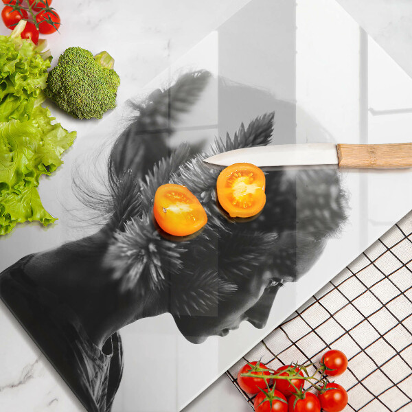 Protection plaque induction Femme et forêt