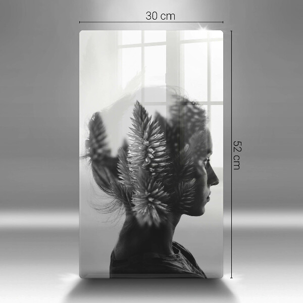 Protection plaque induction Femme et forêt