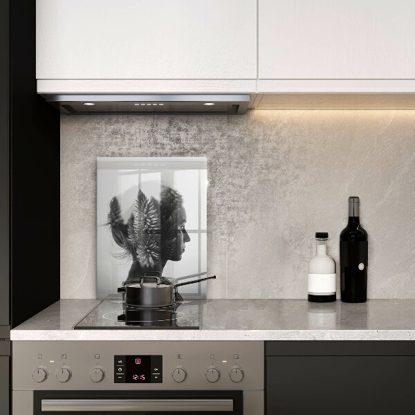 Protection plaque induction Femme et forêt