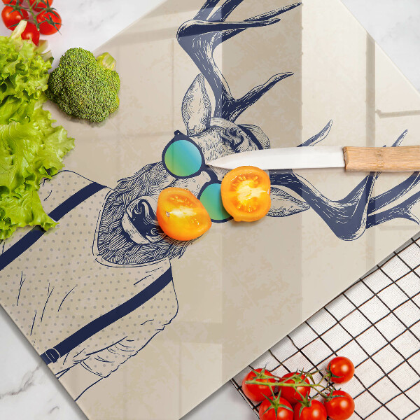 Protection plaque induction Illustration d'homme cerf