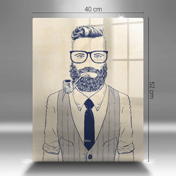 Protection plaque induction Homme hipster