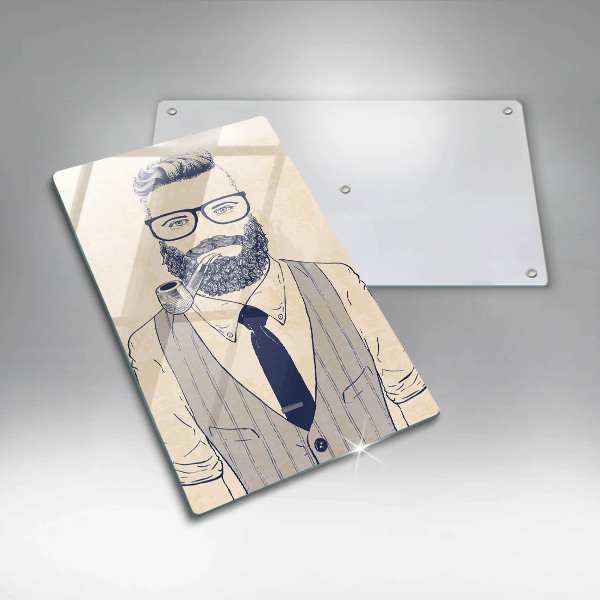 Protection plaque induction Homme hipster