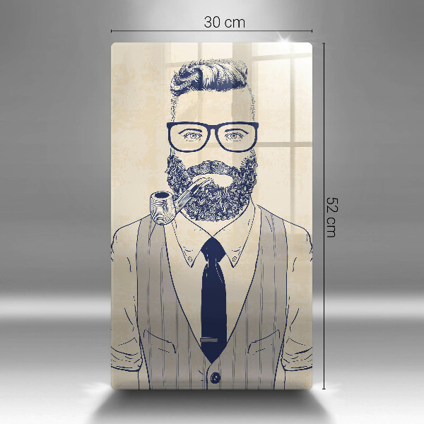 Protection plaque induction Homme hipster