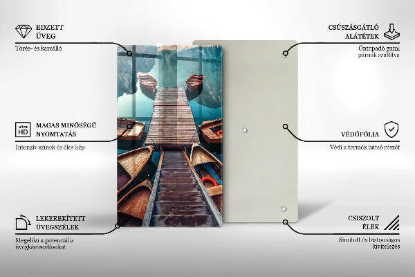 Protection plaque induction Bateaux sur le lac