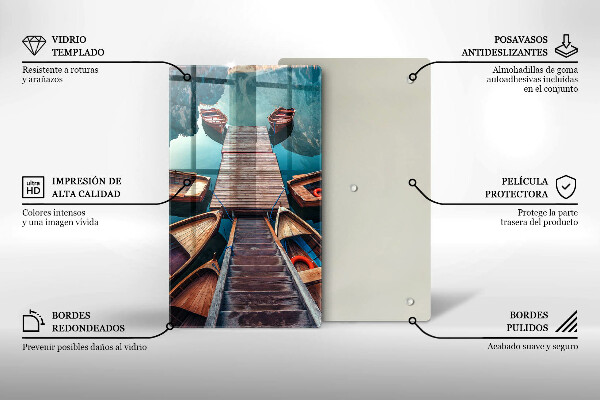 Protection plaque induction Bateaux sur le lac