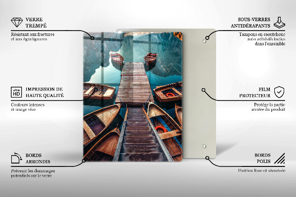 Protection plaque induction Bateaux sur le lac