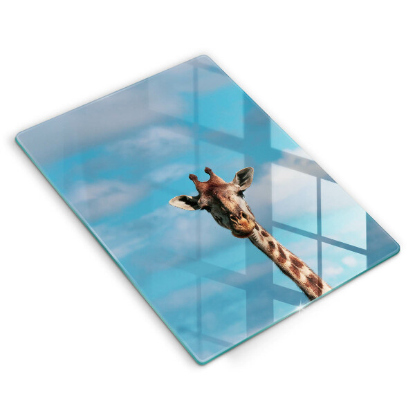 Protection plaque induction Girafe et ciel