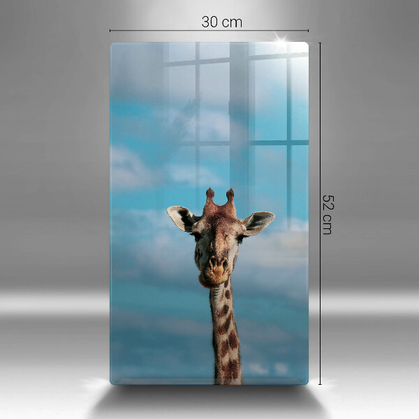 Protection plaque induction Girafe et ciel