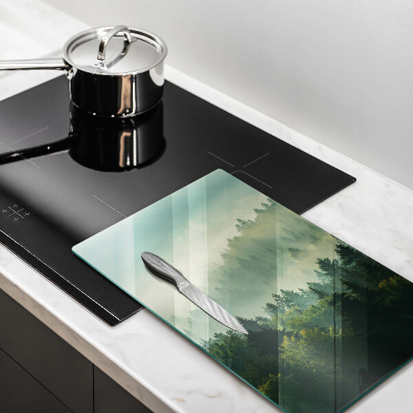 Protection plaque induction Vue paysage de la forêt