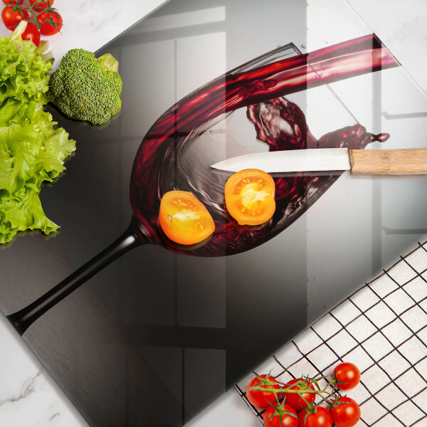 Protection plaque induction Verre et vin rouge