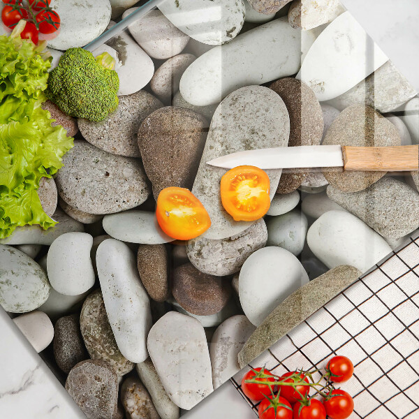 Cache plaque de cuisson Fond de petites pierres