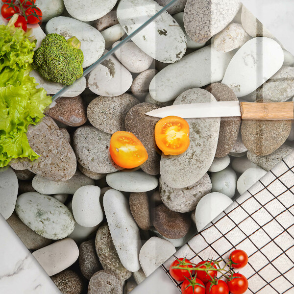 Cache plaque de cuisson Fond de petites pierres