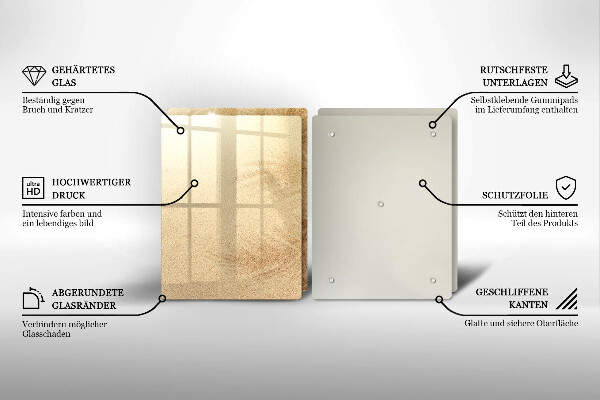 Cache plaque de cuisson Vacances à la plage et au sable