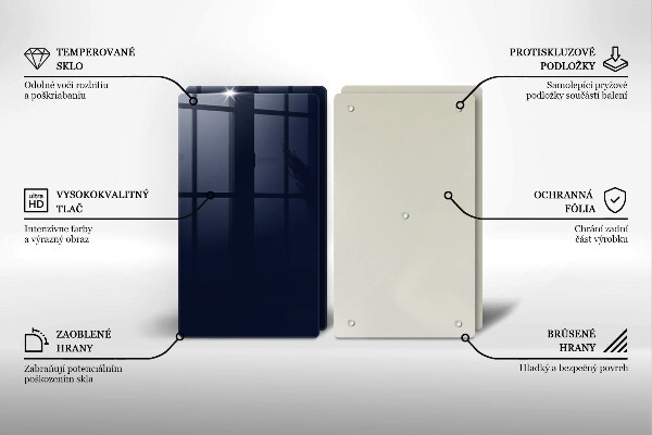 Protection plaque induction bleu marine