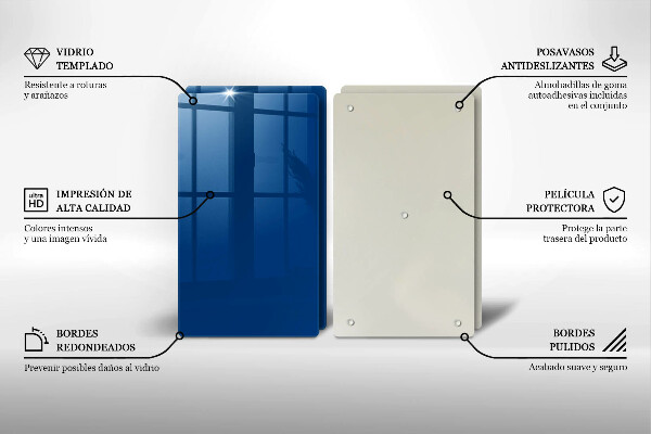 Protection plaque induction Couleur bleue