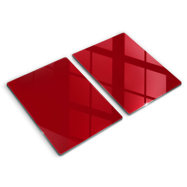 Protection plaque induction couleur rouge