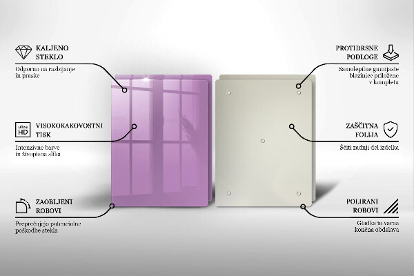 Protection plaque induction Couleur violette