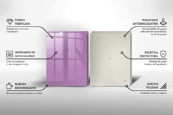 Protection plaque induction Couleur violette