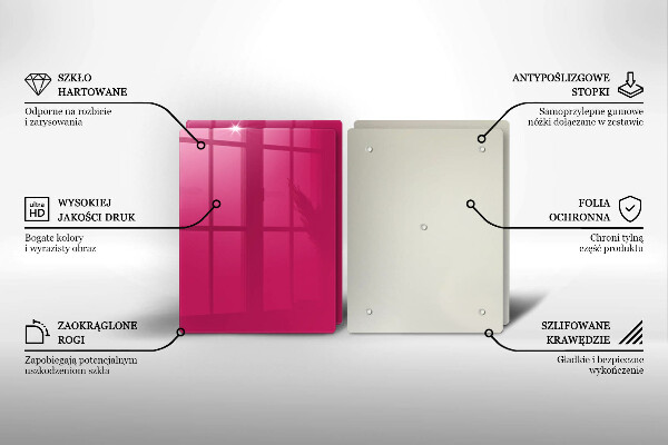 Protection plaque induction Couleur rose