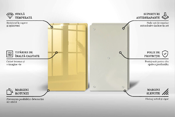 Protection plaque induction Jaune