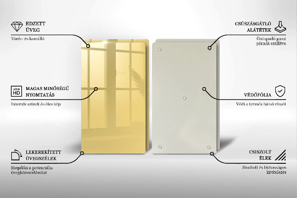 Protection plaque induction Jaune