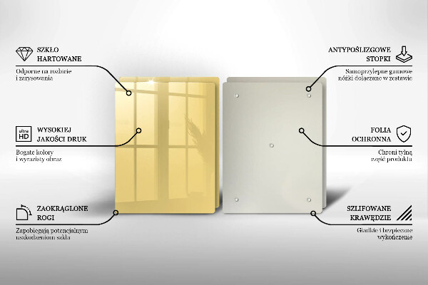 Protection plaque induction Jaune