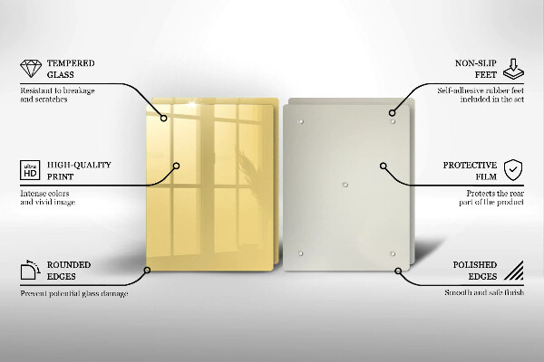 Protection plaque induction Jaune