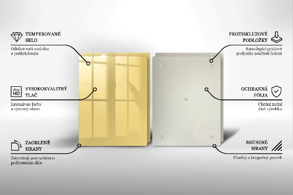 Protection plaque induction Jaune