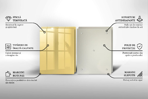 Protection plaque induction Jaune