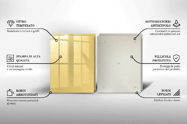 Protection plaque induction Jaune