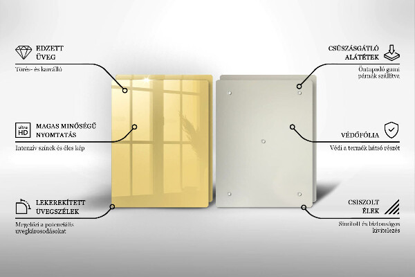 Protection plaque induction Jaune