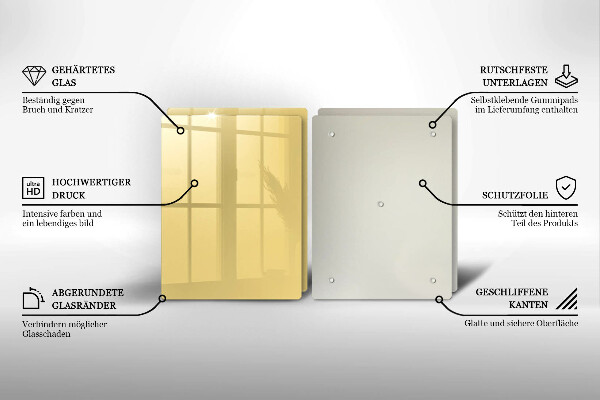 Protection plaque induction Jaune