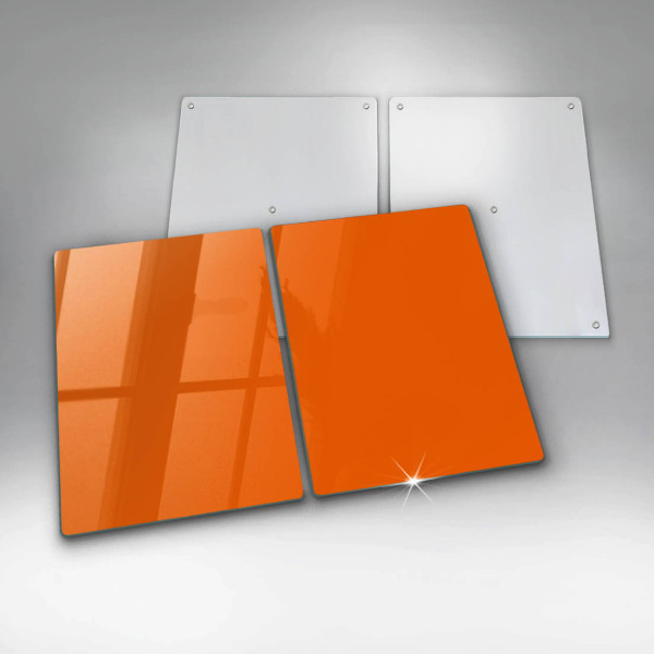 Protection plaque induction couleur orange