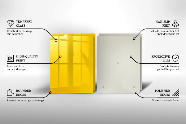 Protection plaque induction Jaune