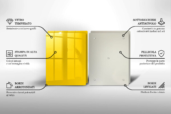 Protection plaque induction Jaune