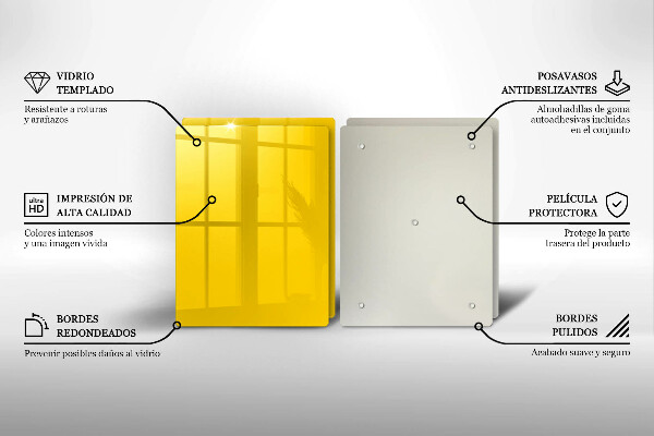 Protection plaque induction Jaune