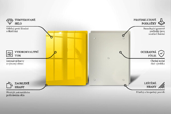 Protection plaque induction Jaune